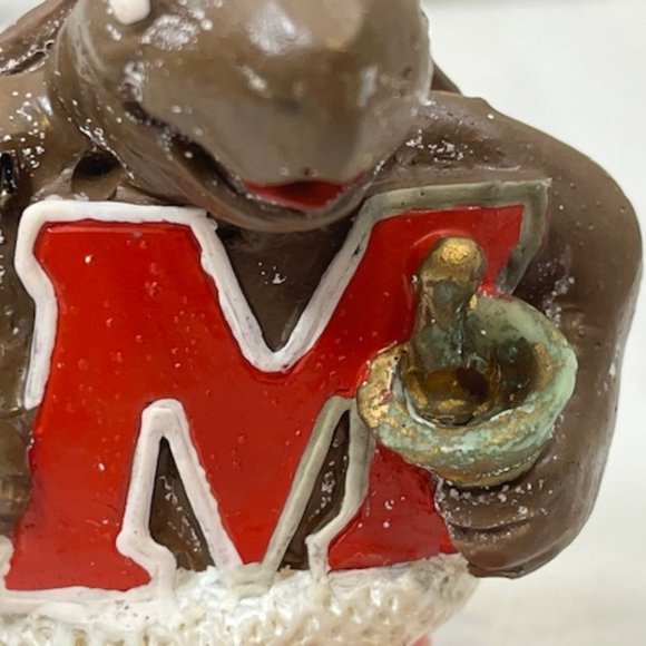 VTG University Of Maryland Mascot Collegiate Christmas Figurine Standing - Picture 7 of 10